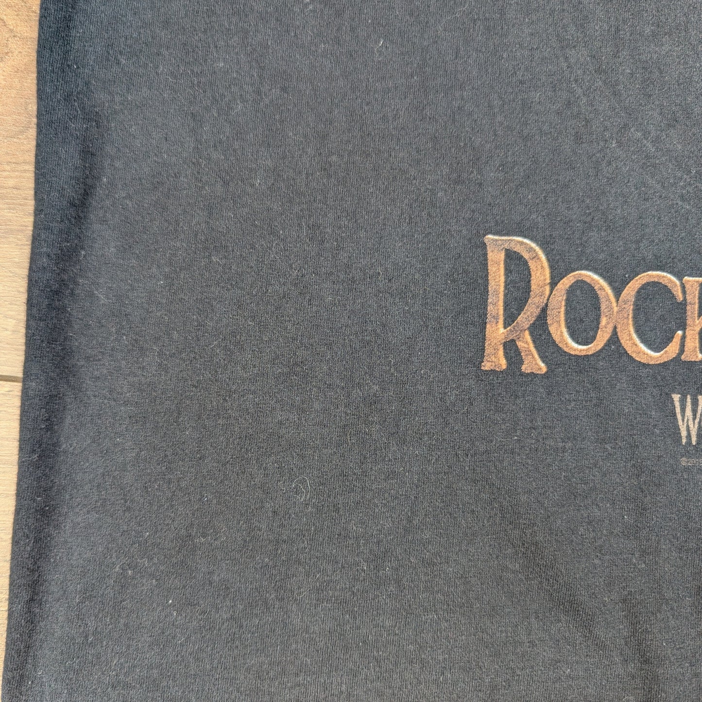 ACDC Black Rock or Bust Tour 2015 Band Tee T-shirt Size L
