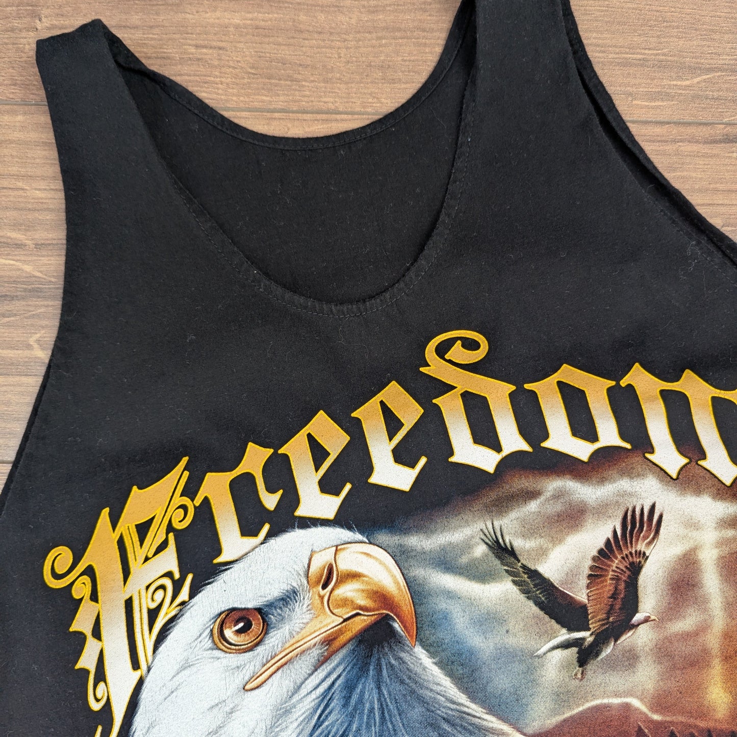 Rock Eagle Freedom Forever USA Black Vest Size XL