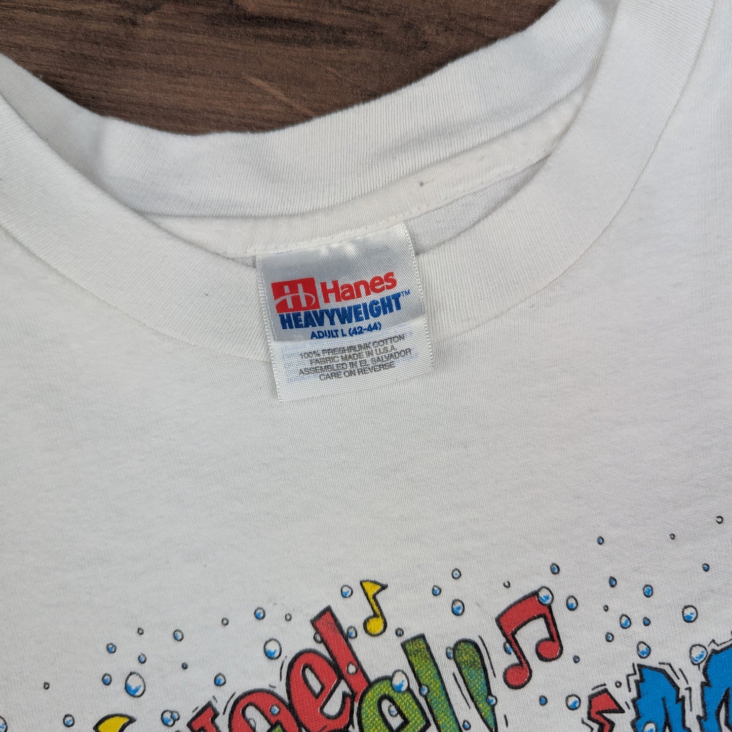 Vintage 90'S Christmas Cartoon Funny Cat Graphic T-Shirt Size L