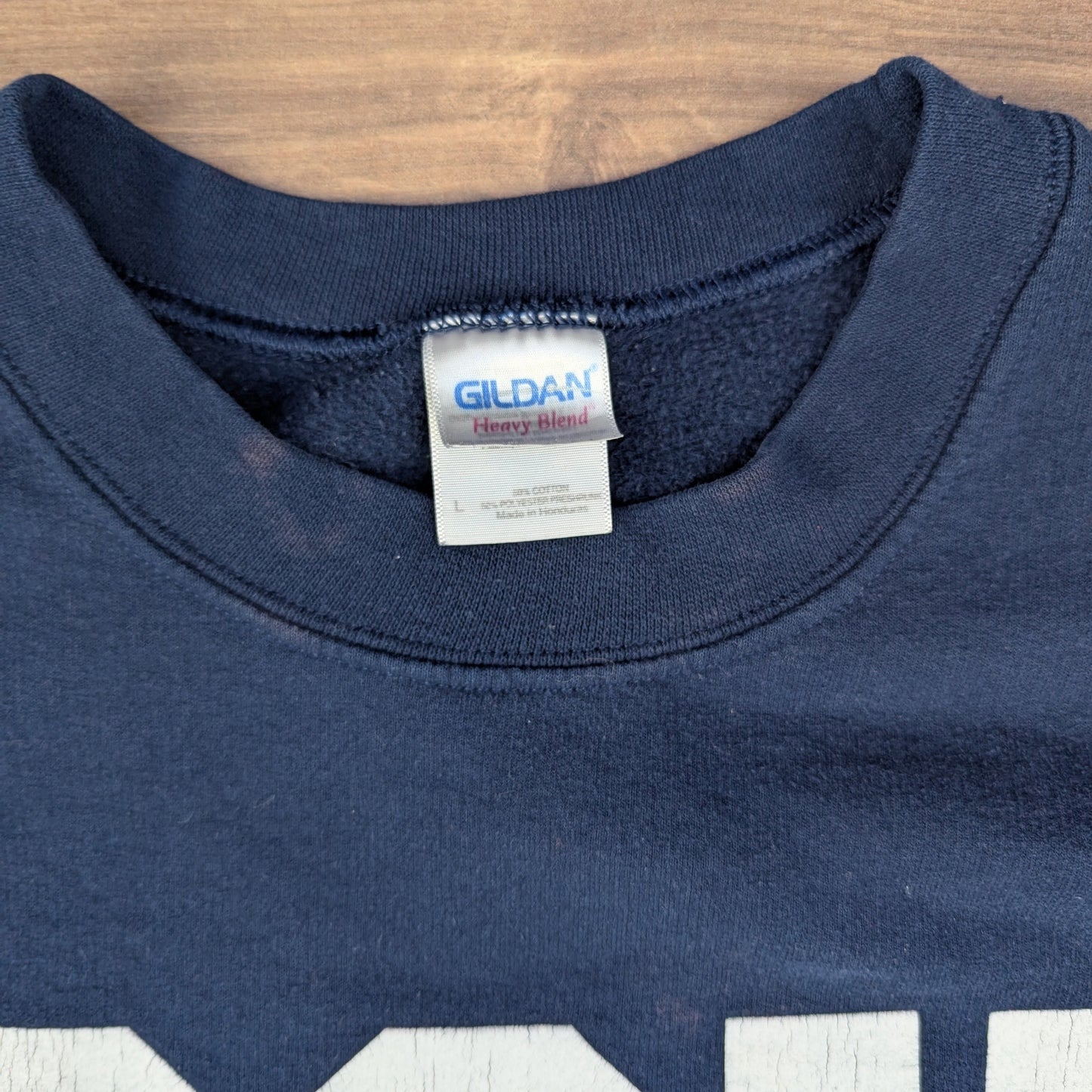 Navy Vintage Nittany Lions USA College Sweatshirt Size L