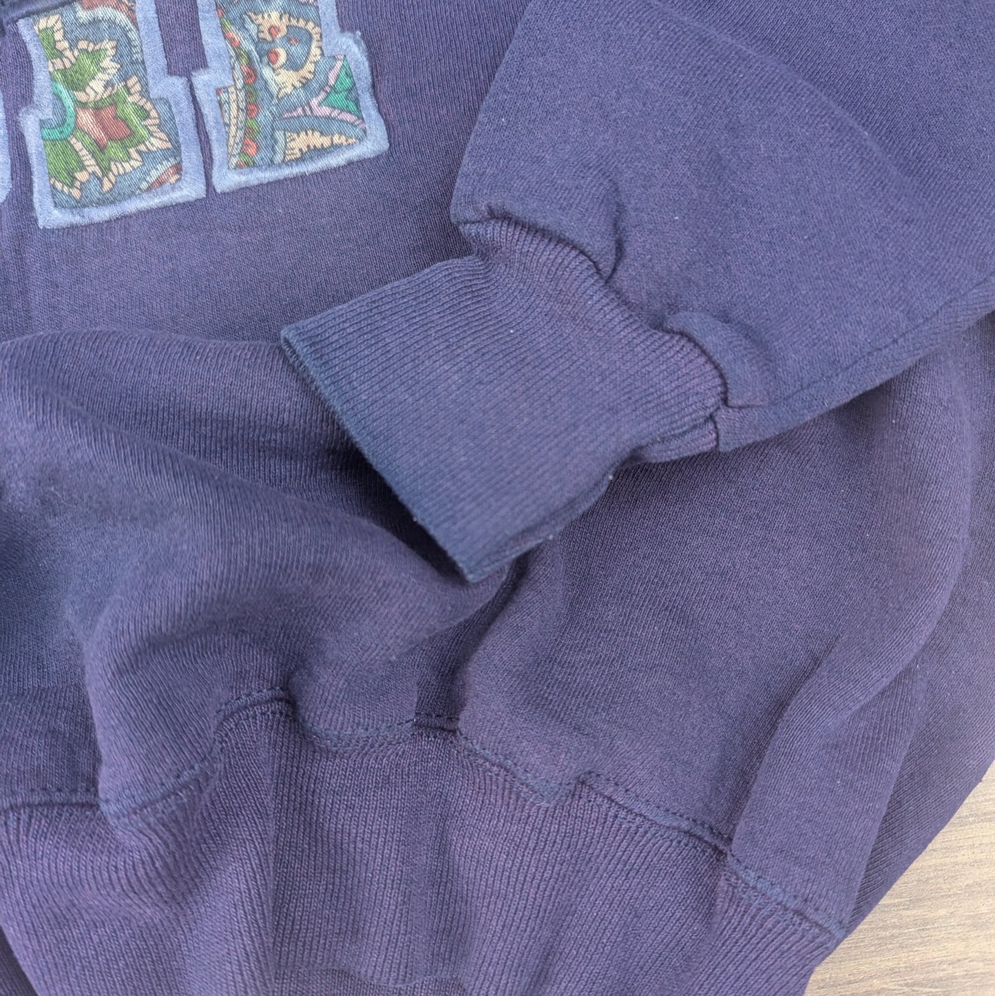 Vintage 90's Navy South Haven Paisley USA Sweatshirt Size L