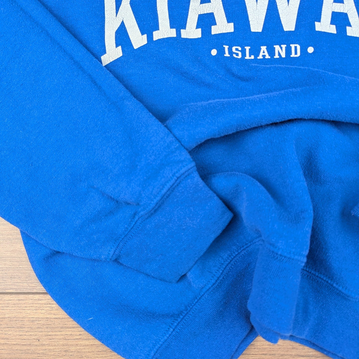Blue Vintage Gildan Kiawah Island USA Sweatshirt Size S