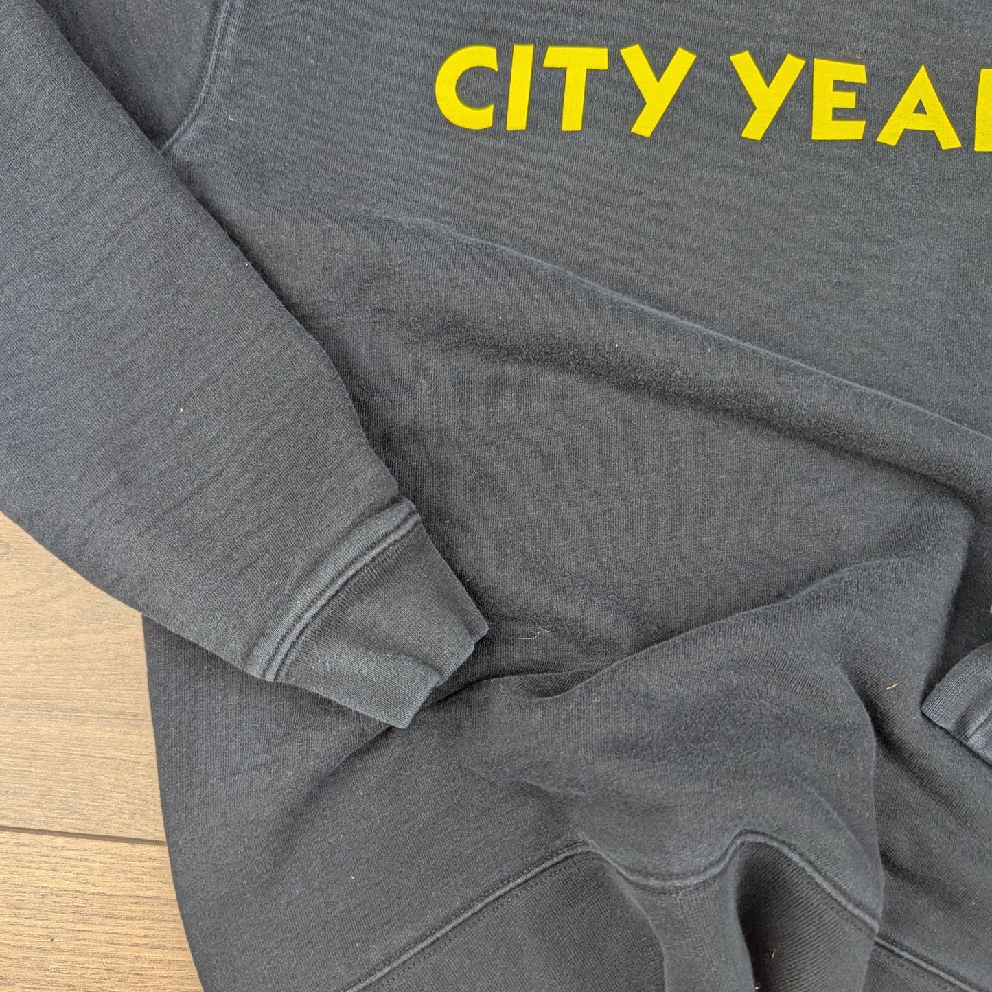 Black Vintage 00's Timberland City Year Heavyweight Sweatshirt Size XXS