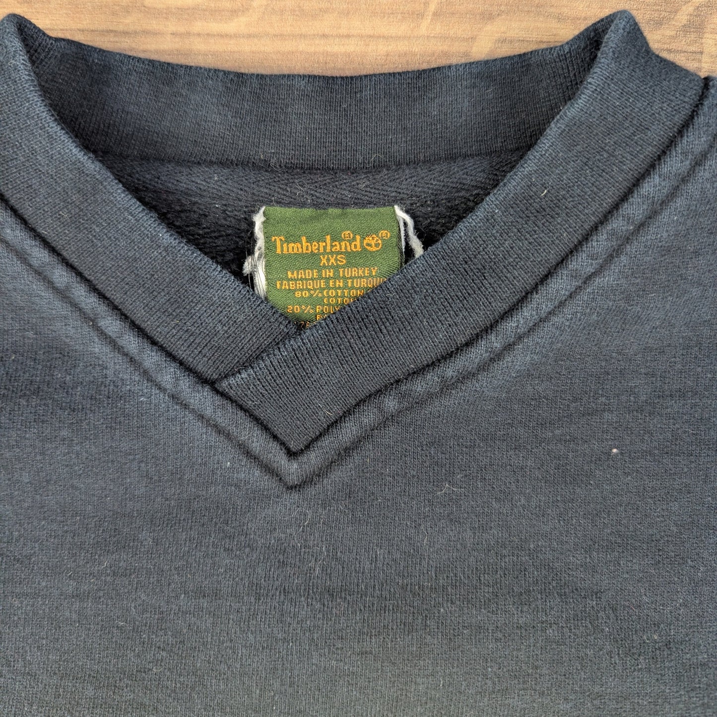 Black Vintage 00's Timberland City Year Heavyweight Sweatshirt Size XXS