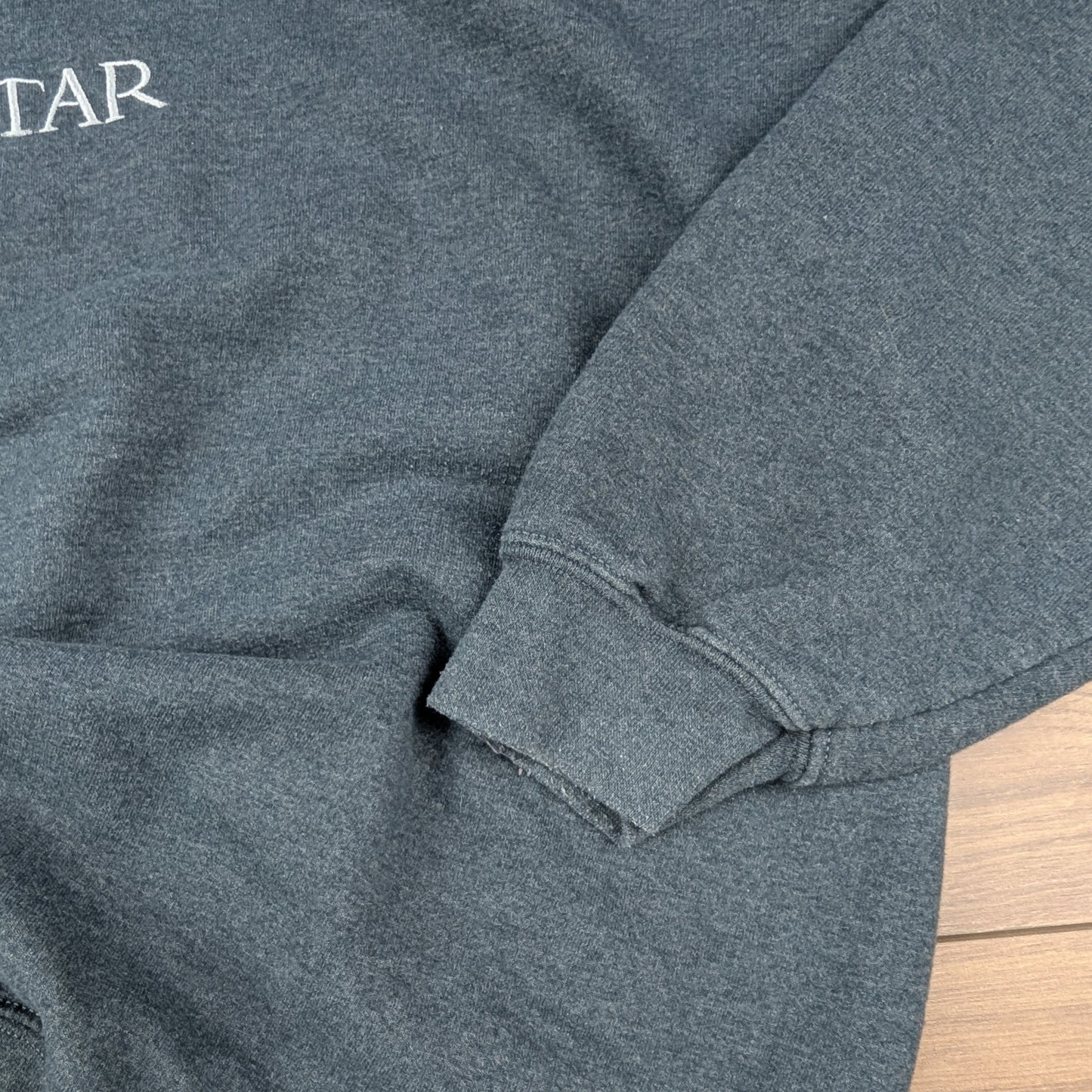 Grey Embroidered Gildan Ameristar Vintage Sweatshirt Size XL