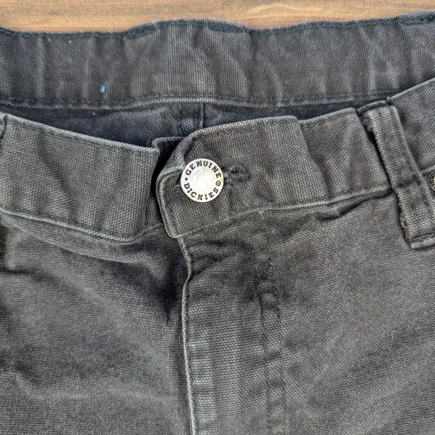 Vintage Black Dickies Denim Cut-Off Shorts W32