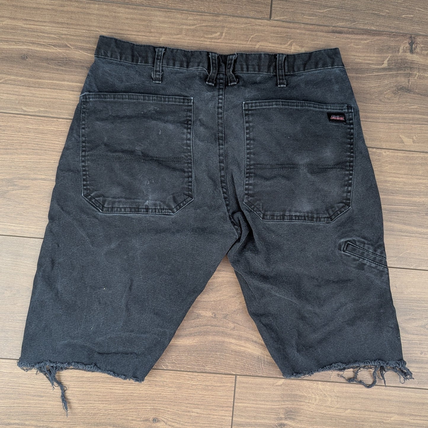 Vintage Black Dickies Denim Cut-Off Shorts W32