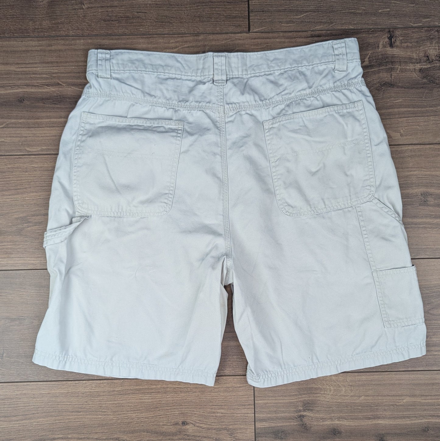 Beige OshKosh Carpenter Cargo Utility Shorts W36