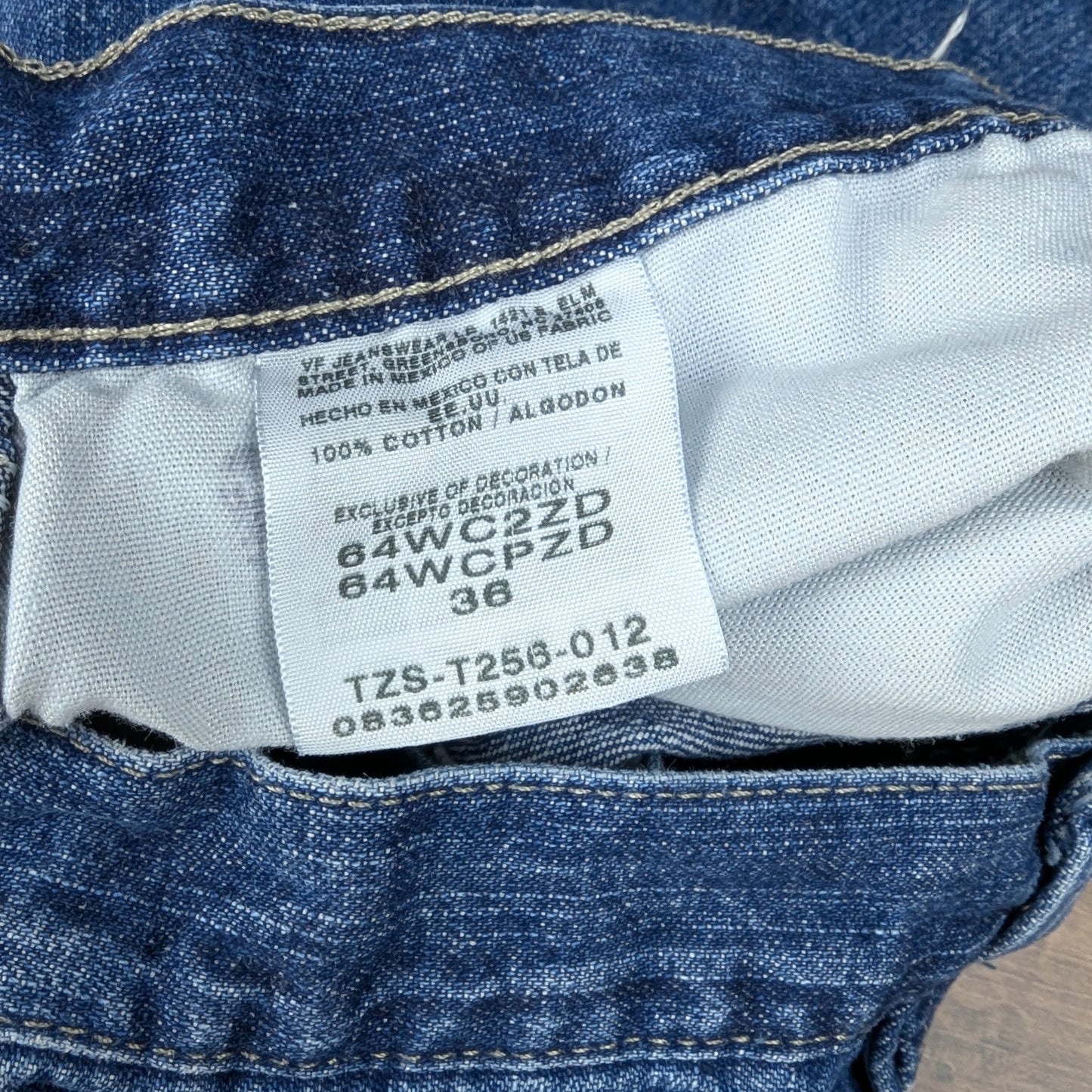 Blue Vintage Wrangler Carpenter Cargo Utility Hip-Hop Baggy Denim Shorts W36