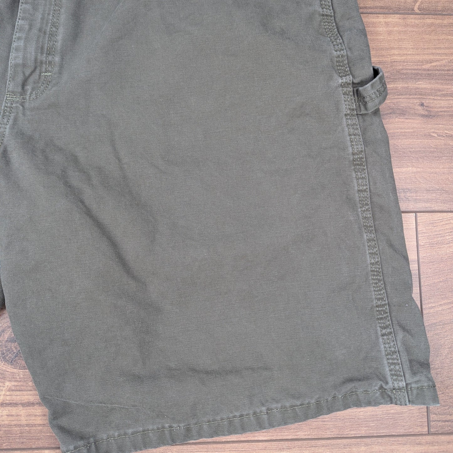 Grey Wrangler Workwear Carpenter Cargo Utility Shorts Jorts W38