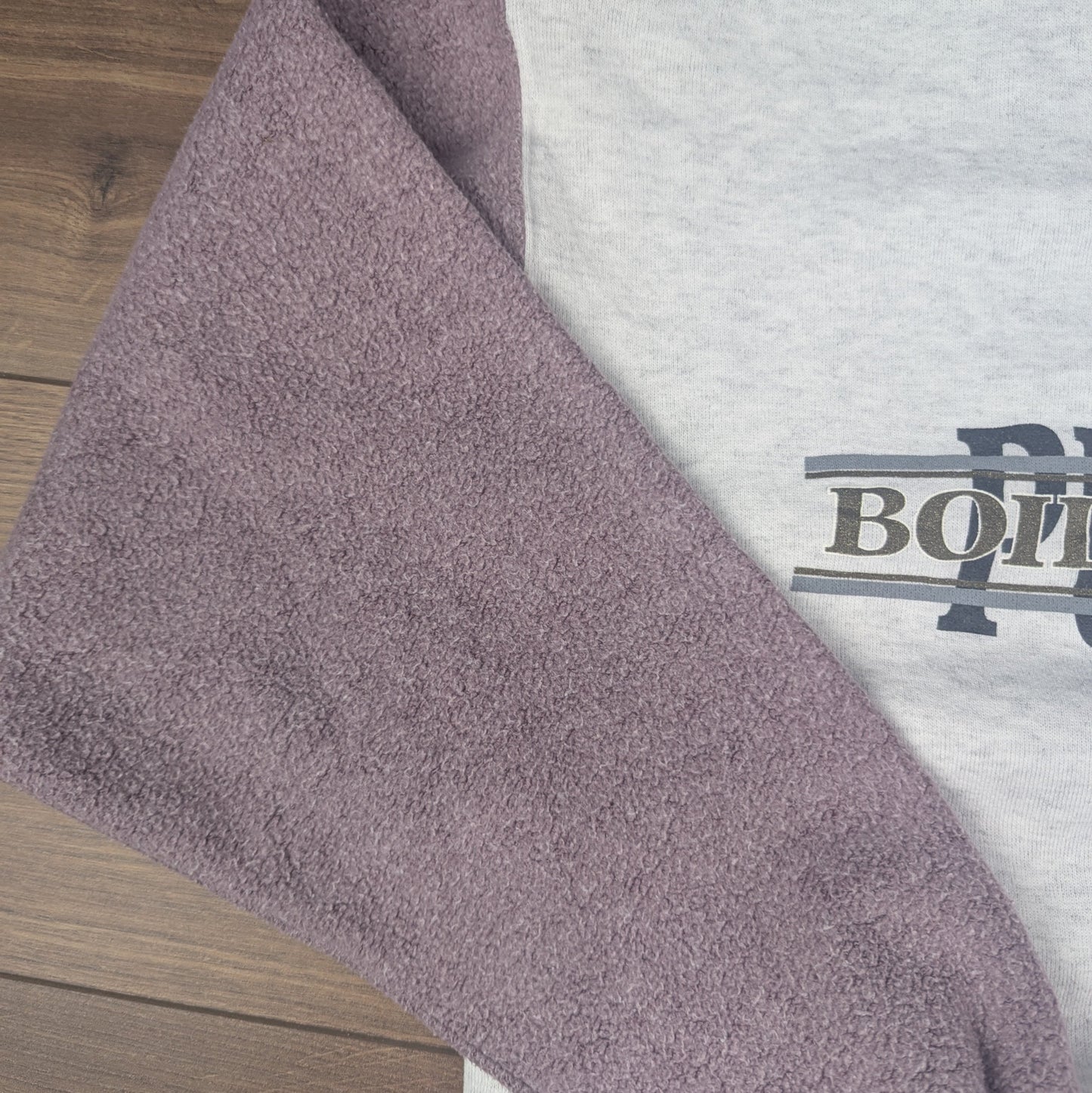 90's Vintage Grey/Purple Purdue Boiler Makers H.L Miller USA Sweatshirt Size M