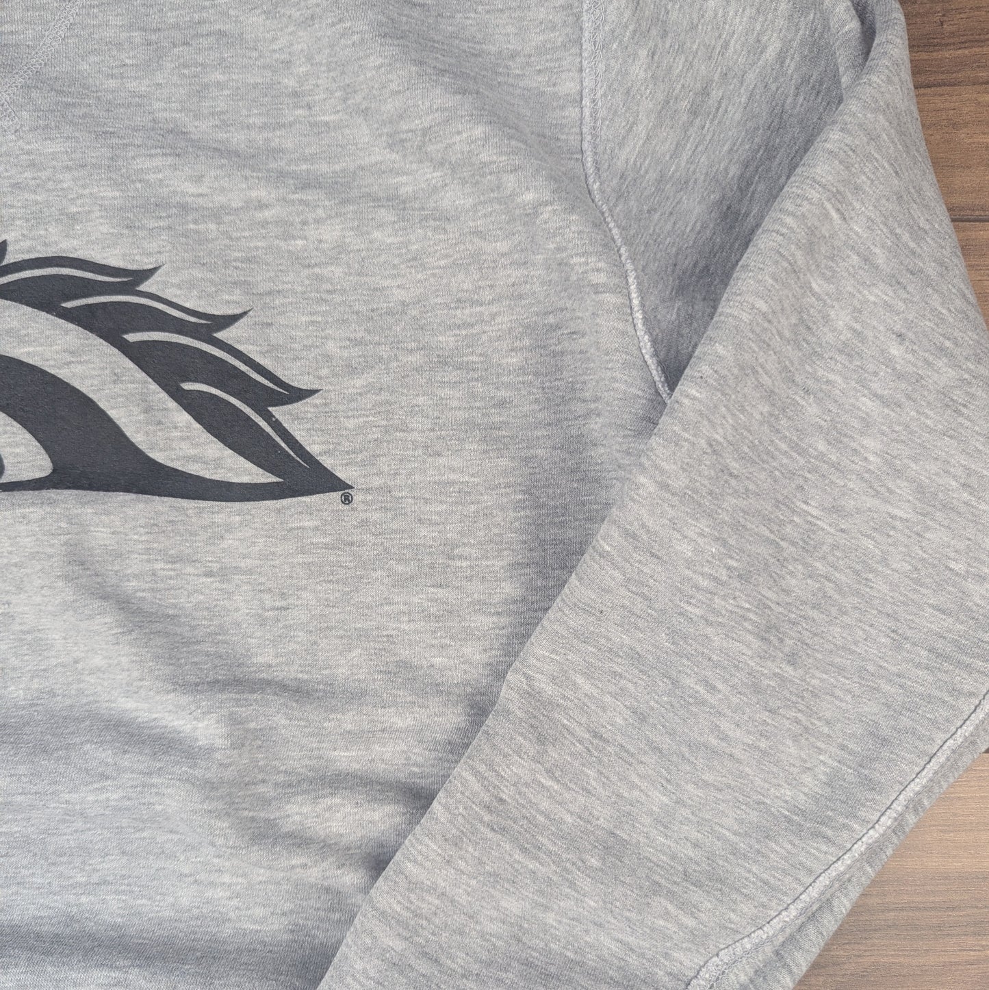 Grey Vintage Reversible Western Michigan Broncos Sweatshirt Size M
