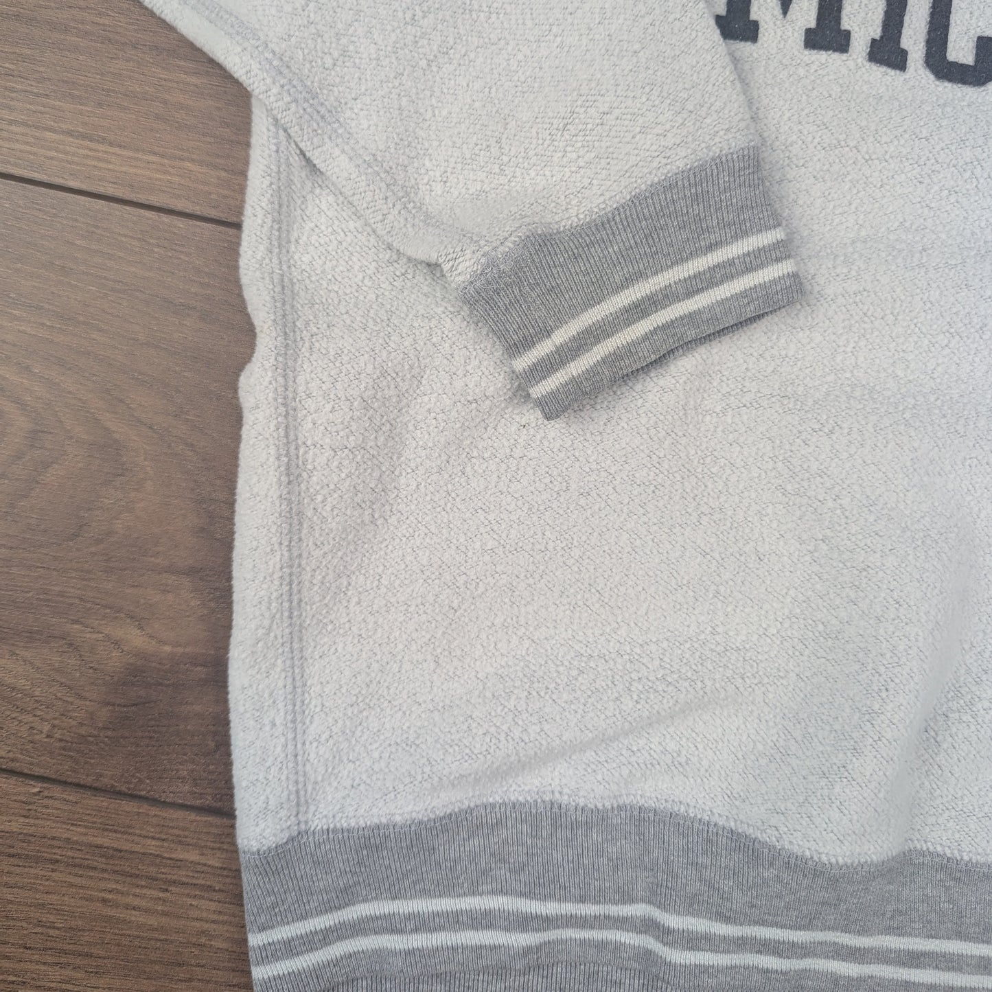 Grey Vintage Reversible Western Michigan Broncos Sweatshirt Size M