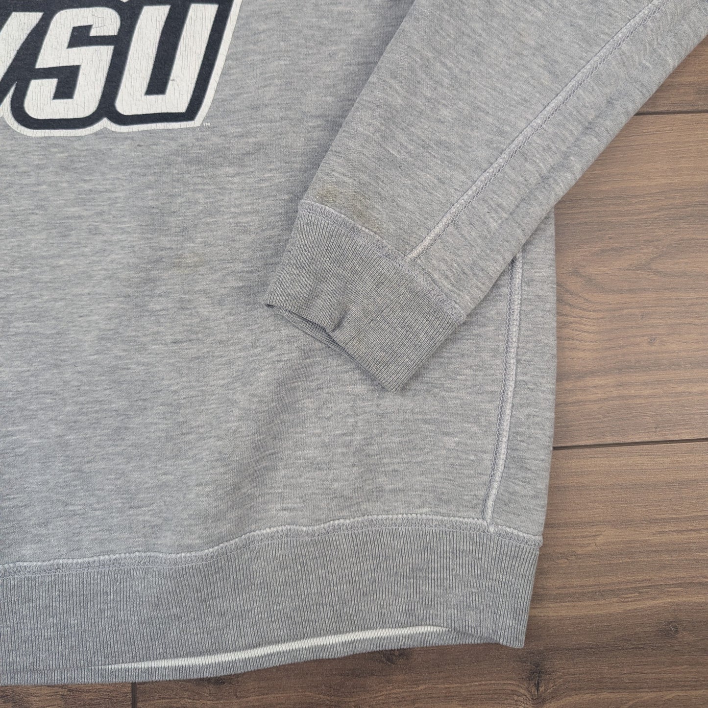 Grey Vintage Reversible Grand Valley State University Lakers Sweatshirt Size M