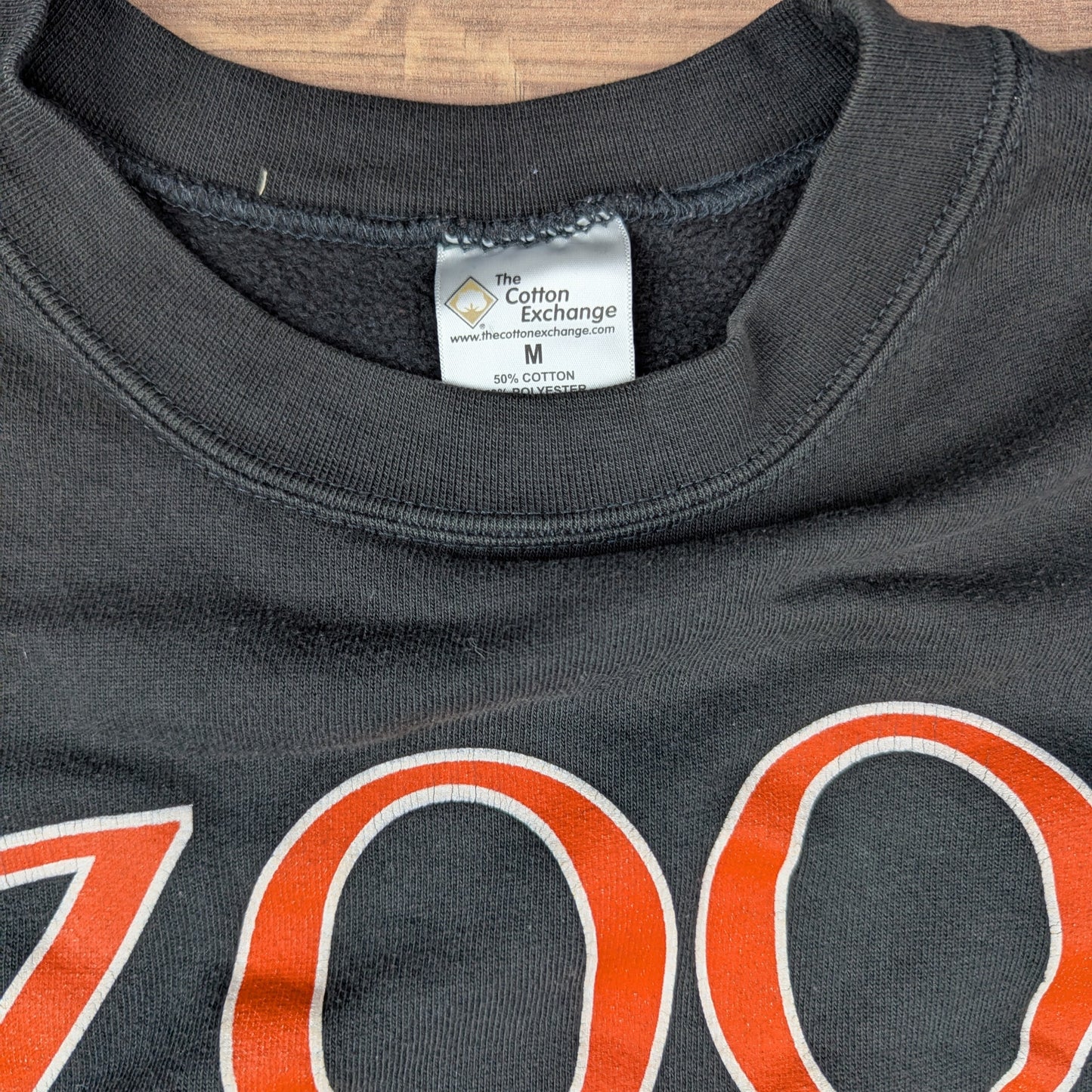 00's Vintage Black Zoo Kalamazoo College Graphic Sweatshirt Made in USA Size M