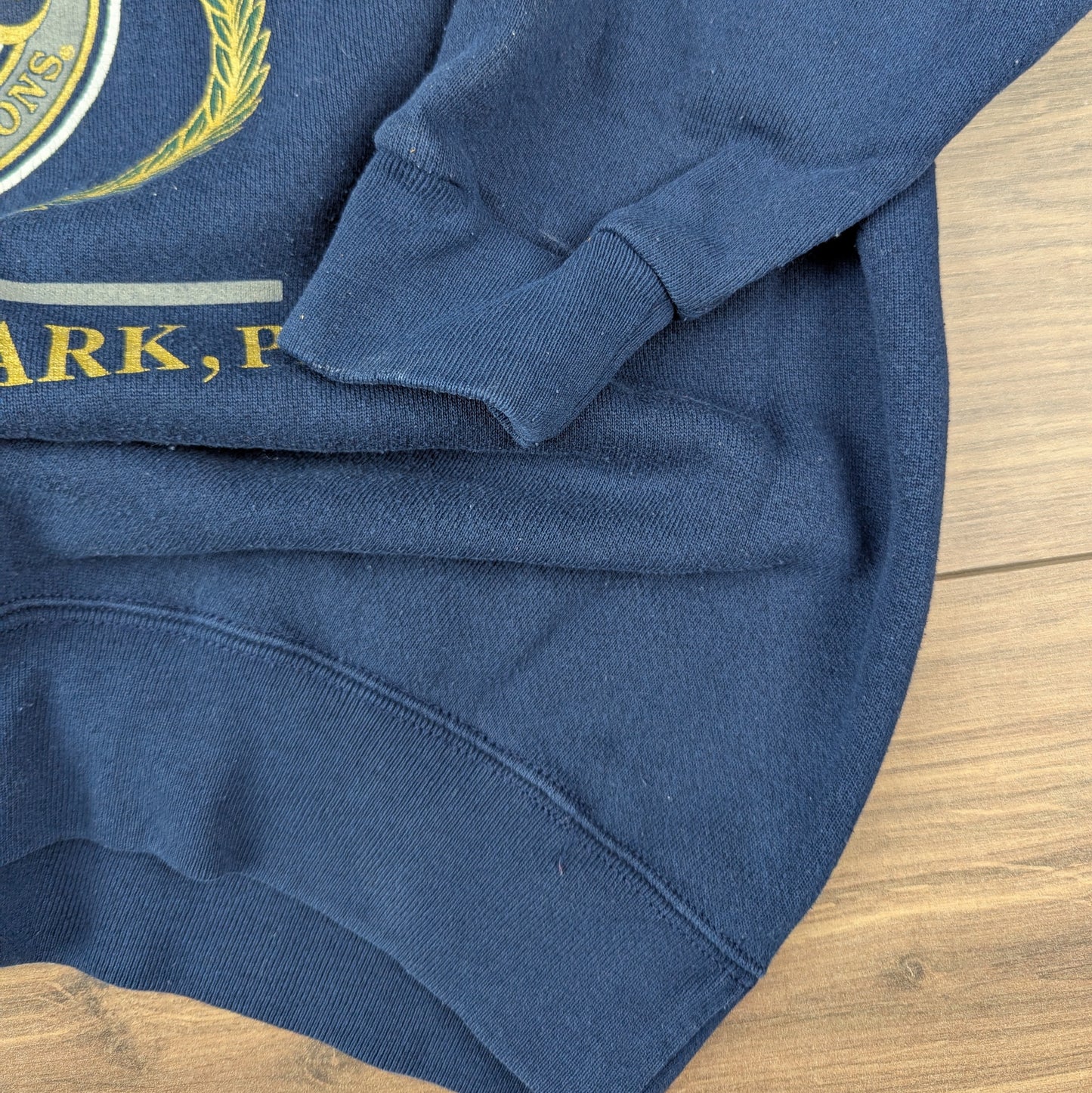 90's Vintage Navy Blue Penn State Nittany Lions College USA Sweatshirt Size XL