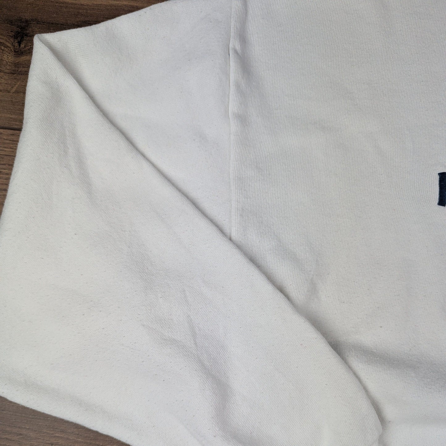 90's Vintage Delta Miami Beach USA Embroidered White Sweatshirt Size XL