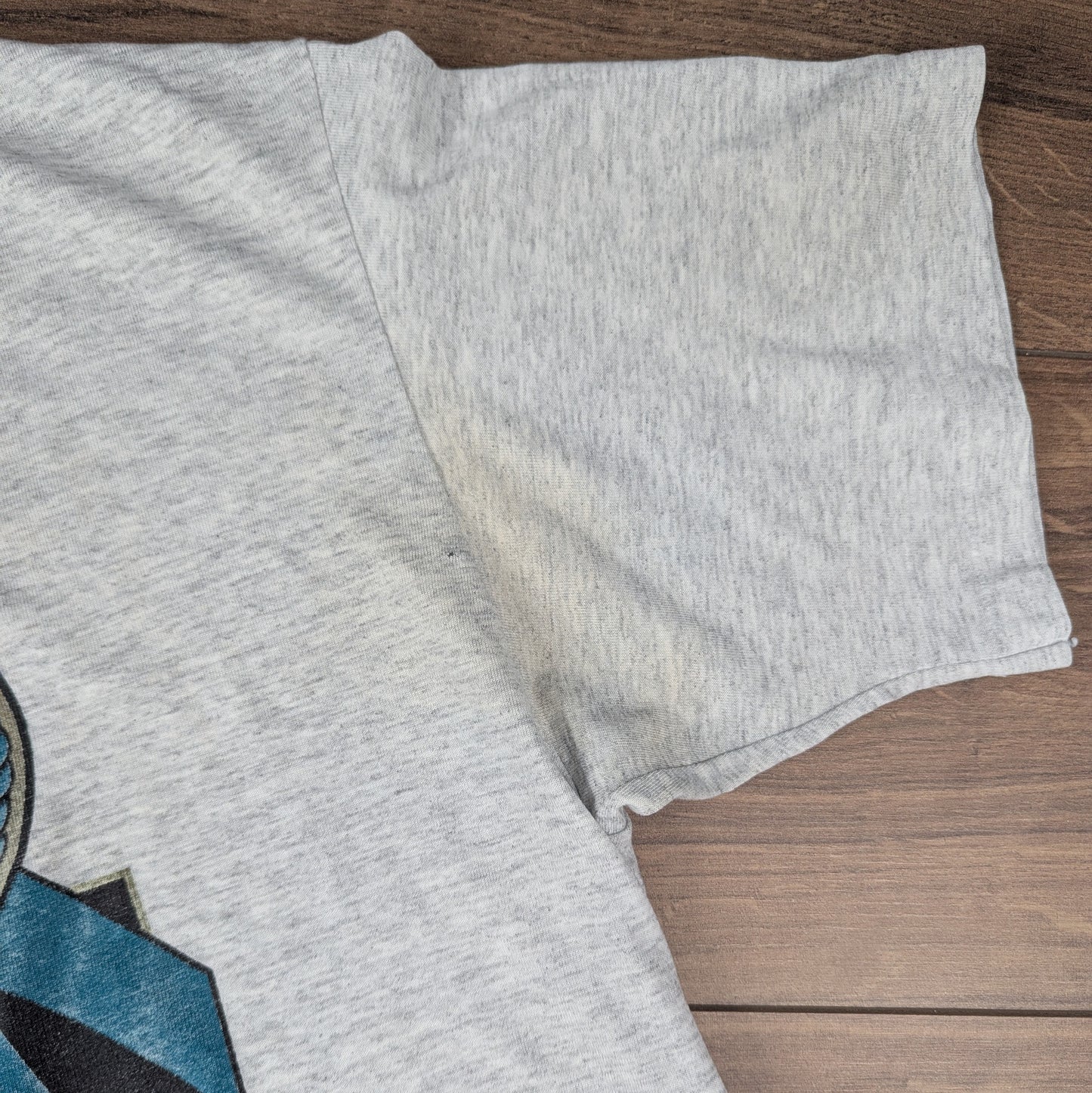 Grey 90's Single Stitch First Time Dad Graphic T-shirt Made in USA Size L