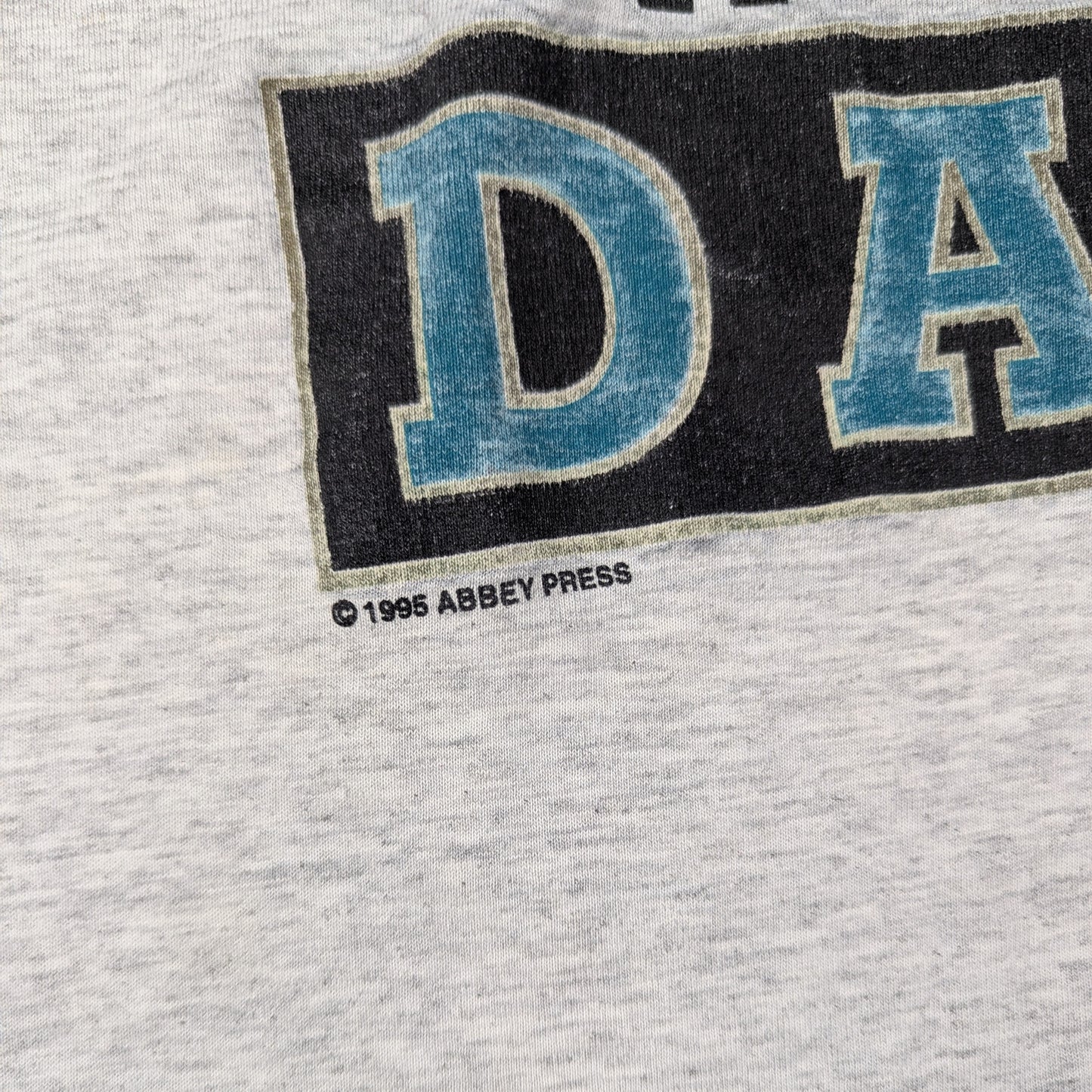 Grey 90's Single Stitch First Time Dad Graphic T-shirt Made in USA Size L