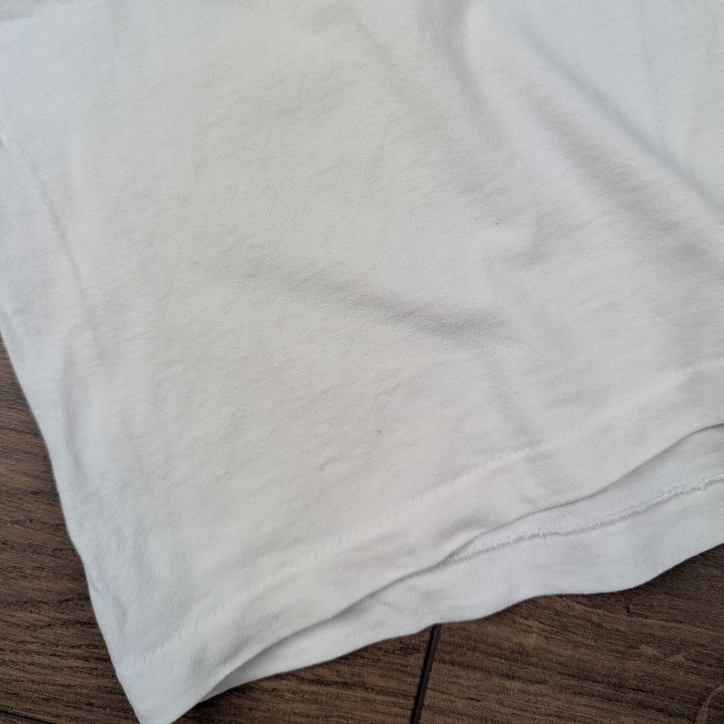 White Vintage 90's Single Stitch Rocky Mountain Clothing Co Made in USA Size M
