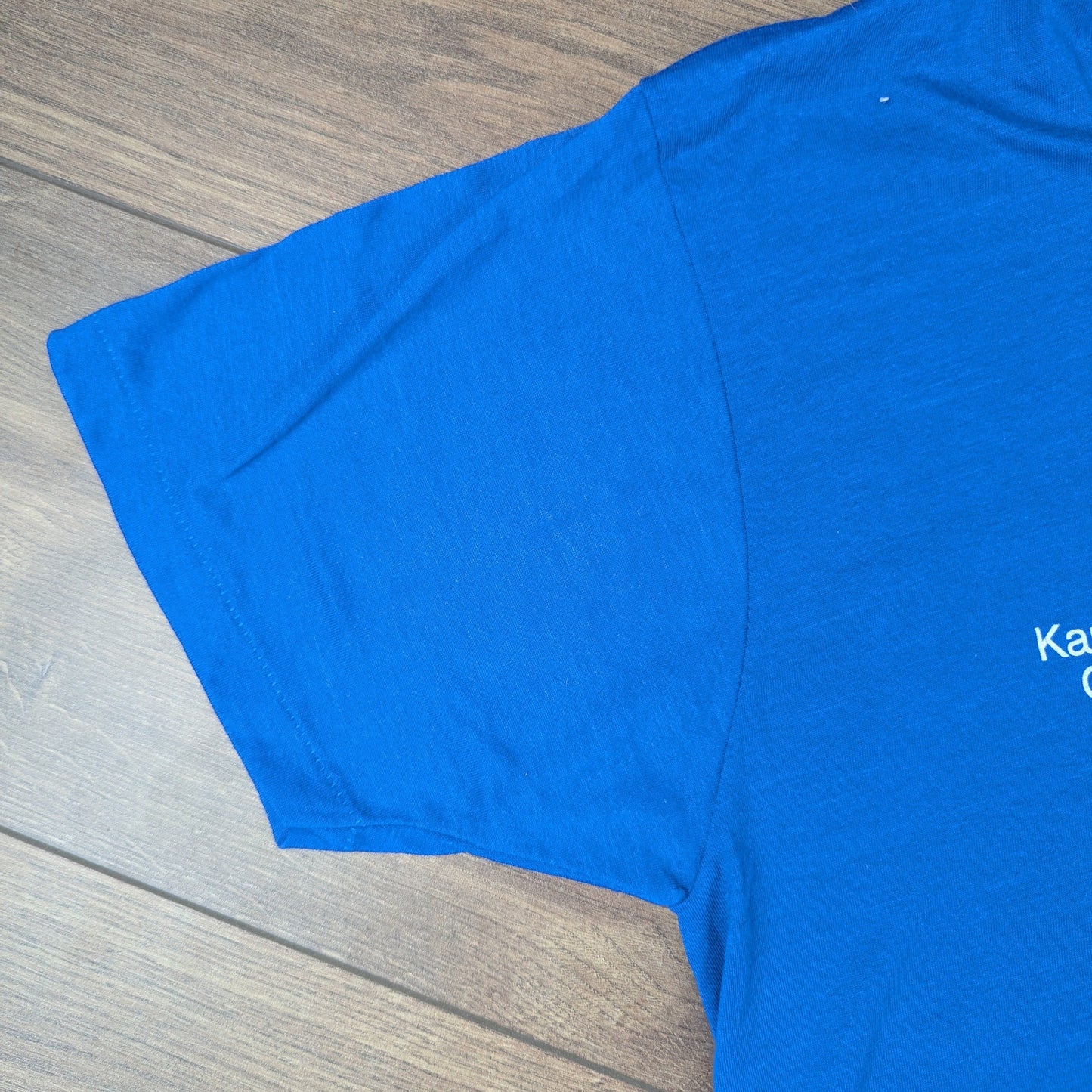 Vintage Blue Single Stitch '85 i-70 Series Kansas World Champ T-Shirt