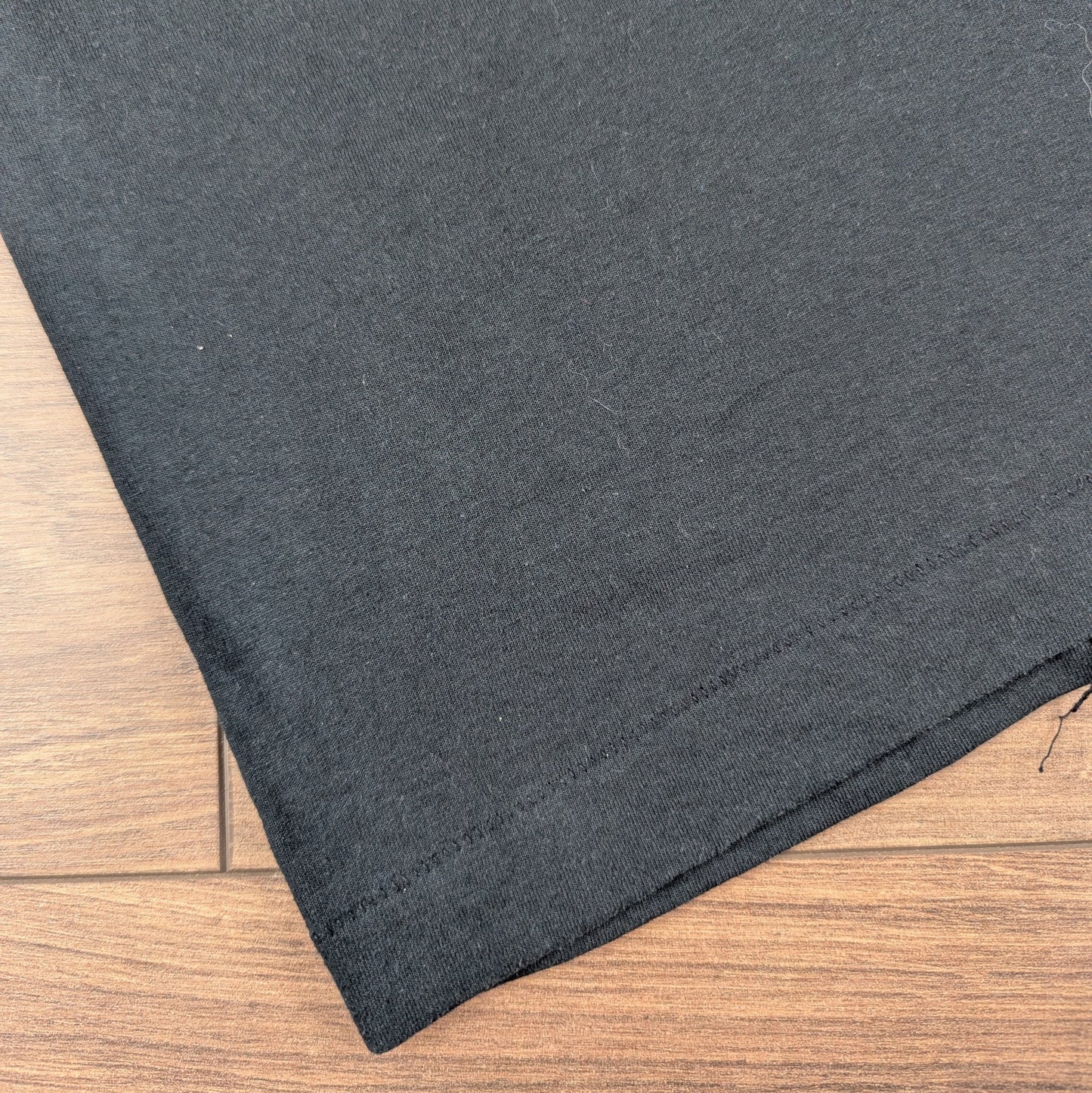 Vintage 90s Single Stitch Black Embroidered Fruit of the Loom T-shirt Size M