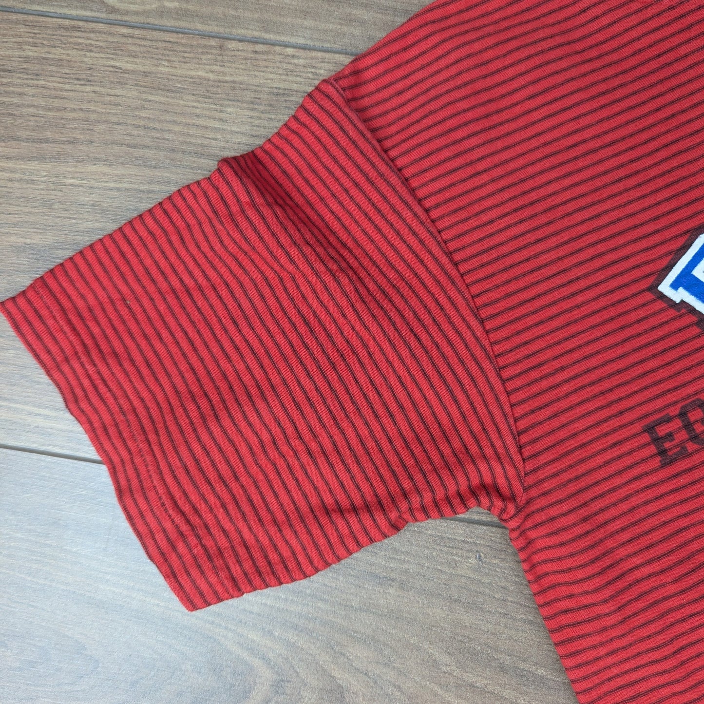 Vintage 90s Single Stitch Red Bum State B.U.M. Equipment T-shirt Size S
