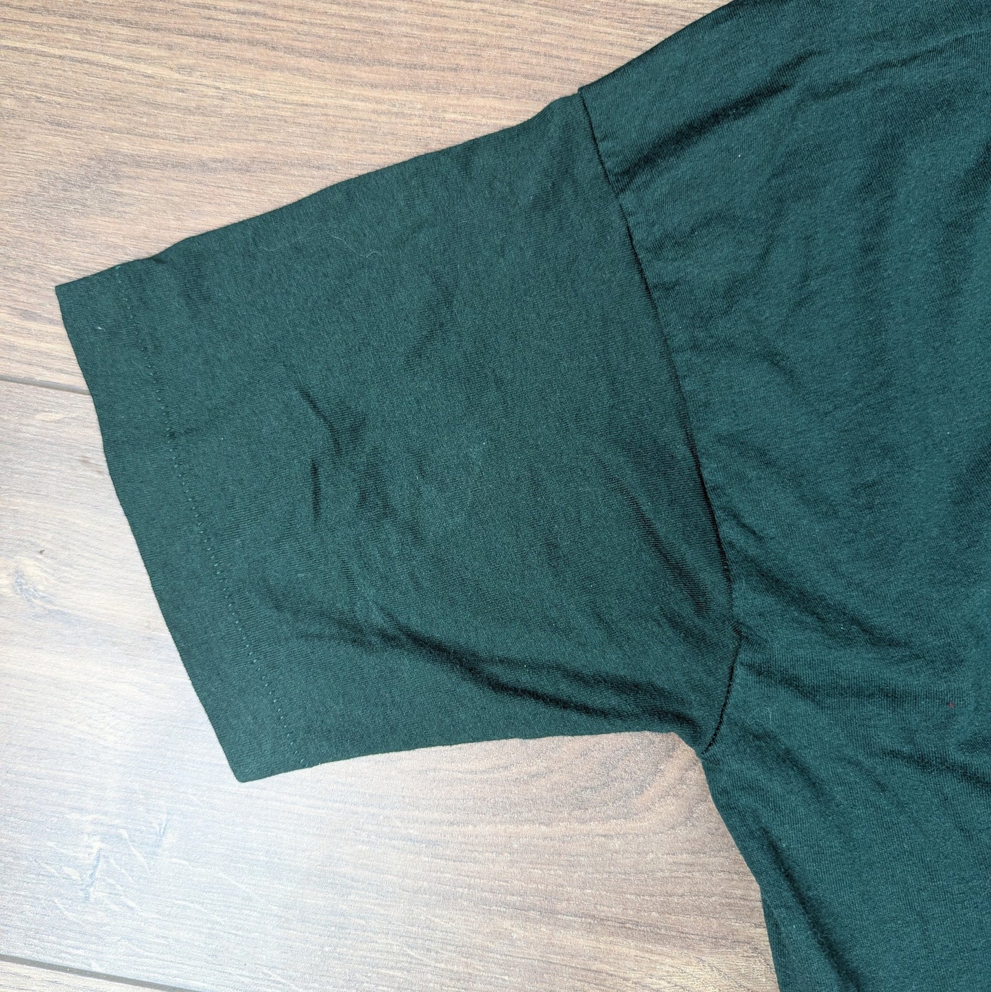 Vintage 90s Single Stitch Green Fruit of the Loom Graphic T-shirt Size XL