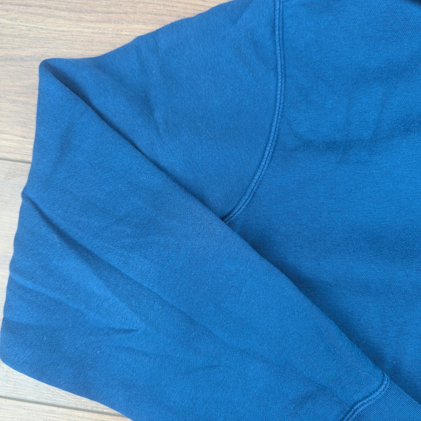 Vintage 00's y2k Teal Blue Turquoise Nike Swoosh Hoodie Men's XL