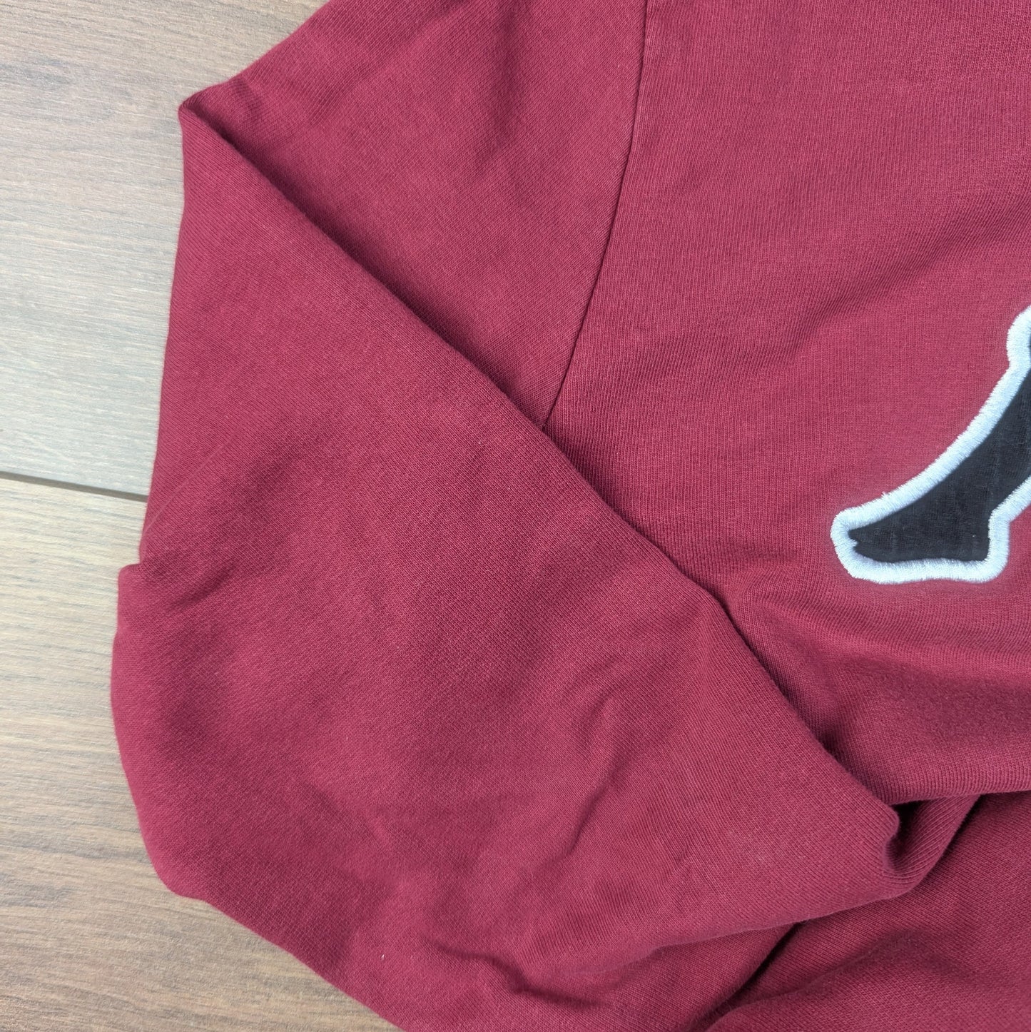 Vintage Burgundy Red Kappa Logo Hoodie Men's M