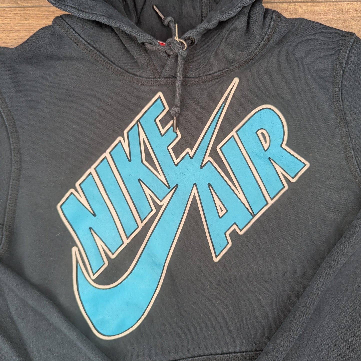 90's Vintage Thick Nike Air Graphic Hoodie Men's S
