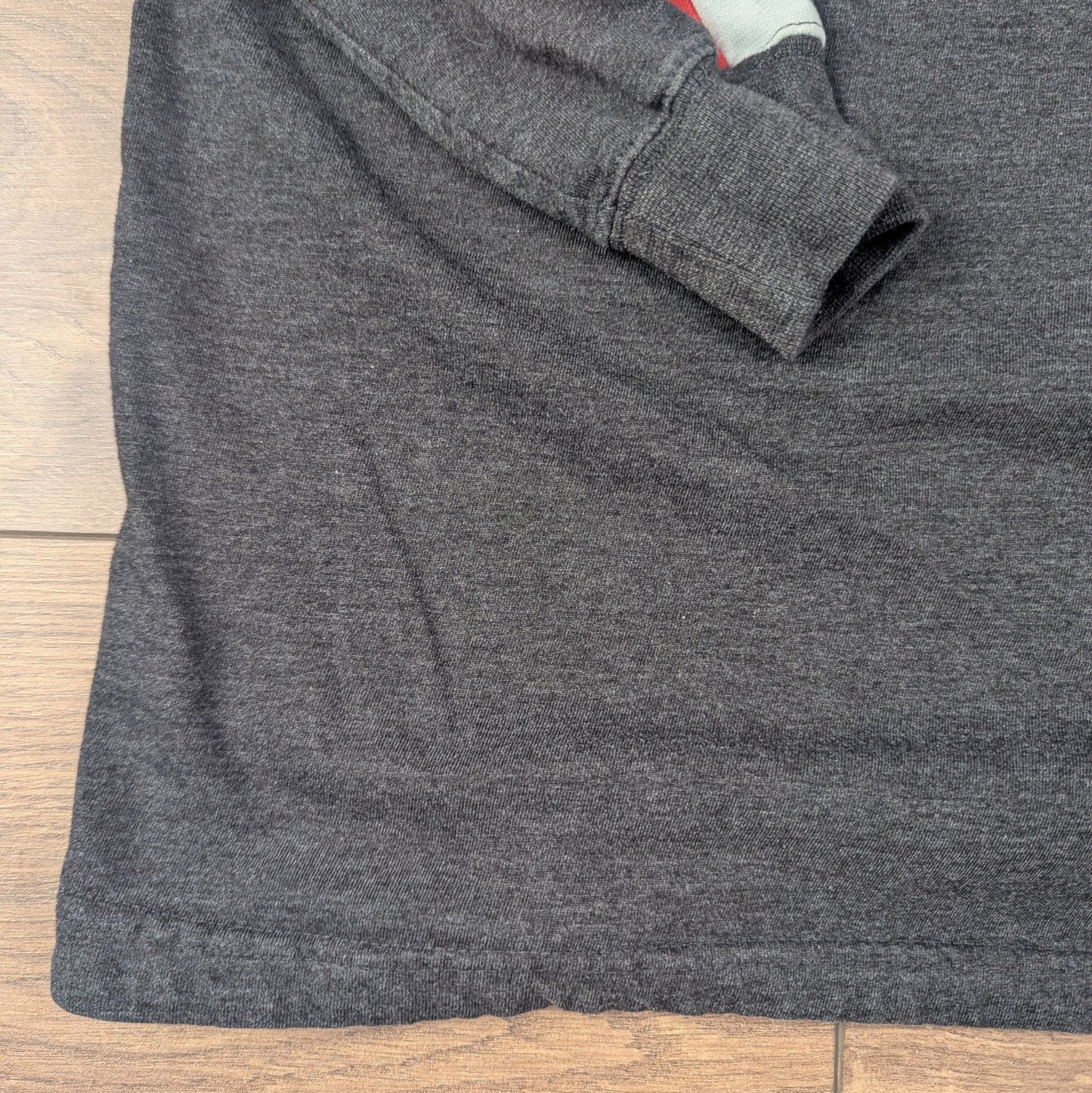 Grey Majestic NHL Minnesota Wild Hockey Long Sleeve T-Shirt Size M