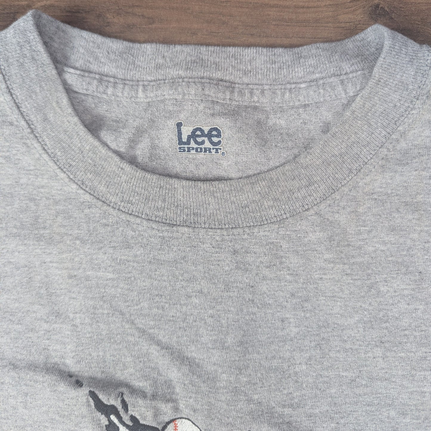Lee Sport Grey MLB 2007 San Francisco All Star Game Embroidered T-Shirt Size L