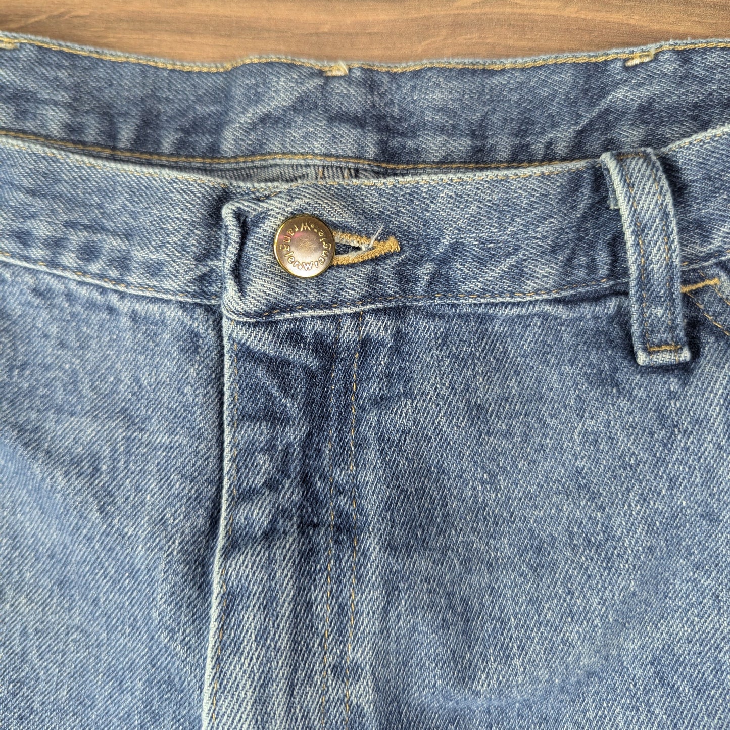 Blue Vintage Wrangler Denim Jorts Jean Shorts W40