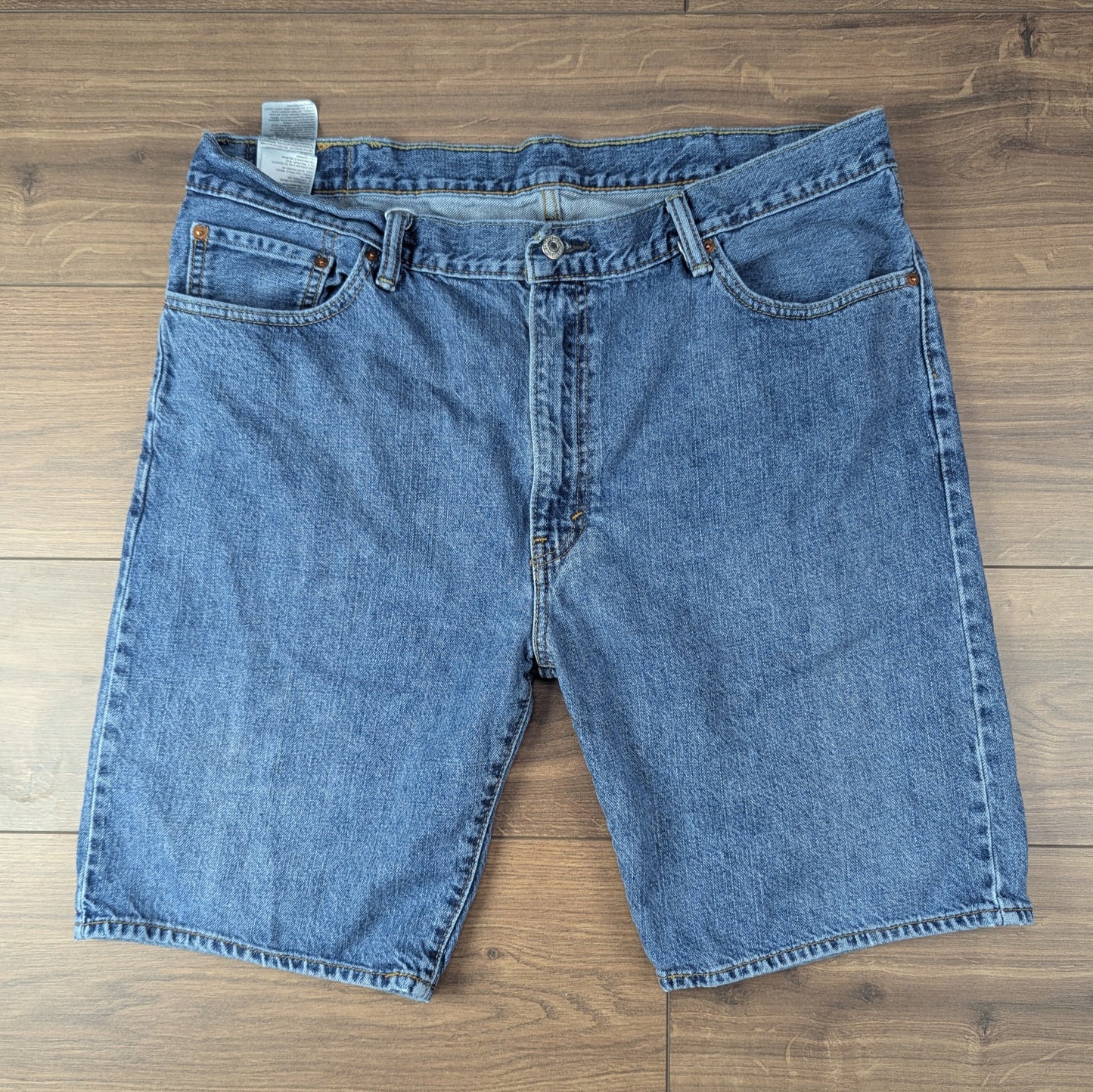 Blue Levi's 505 Denim Jorts Jean Shorts W40