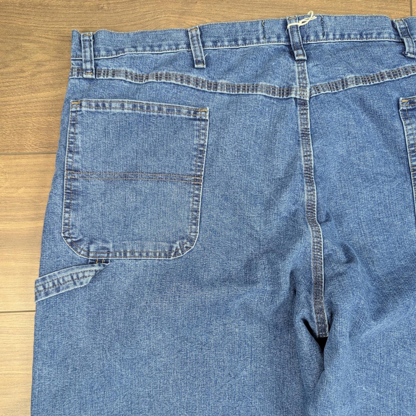 Blue Vintage Wrangler Carpenter Jeans Baggy Cargo Straight Leg W44 L32