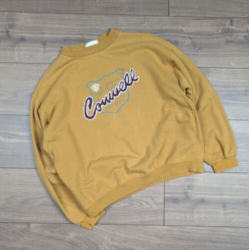Vintage Mustard 80's 90's Conwell Jumper Sweatshirt