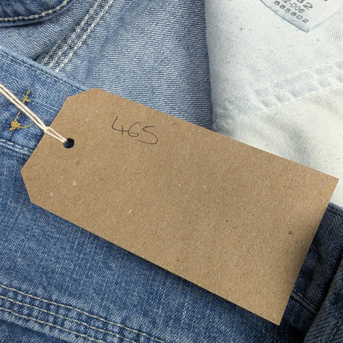 Blue Vintage Lee Dungarees Carpenter Jeans Baggy Skater Straight Leg W32 L32