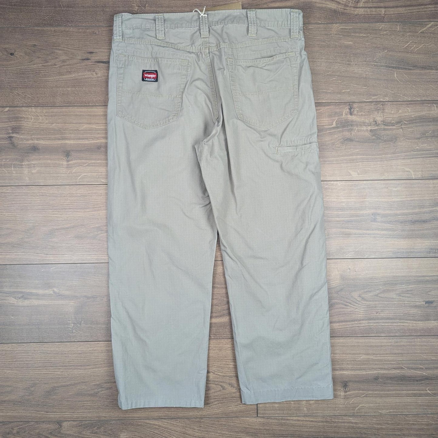 Brown Wrangler Workwear Carpenter Cargo Pants Straight Leg W36 L28