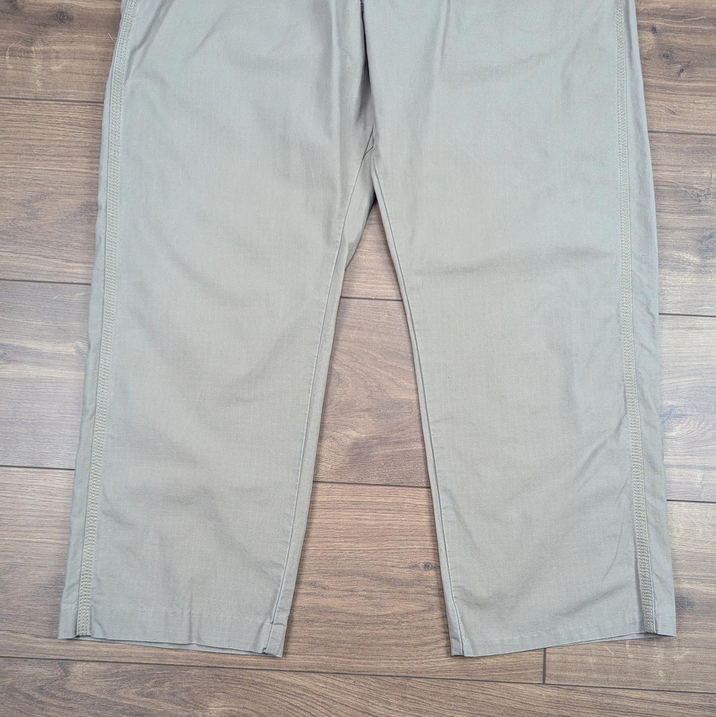 Brown Wrangler Workwear Carpenter Cargo Pants Straight Leg W36 L28