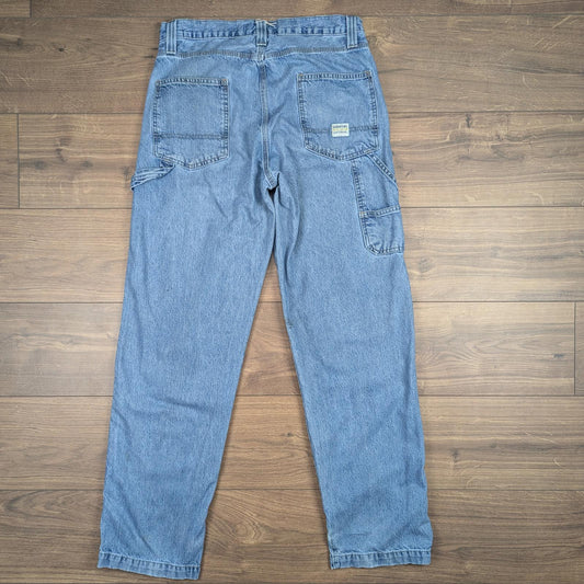 Blue Levi's Carpenter Jeans Baggy Cargo Hip-Hop Skater Straight Leg W34 L34