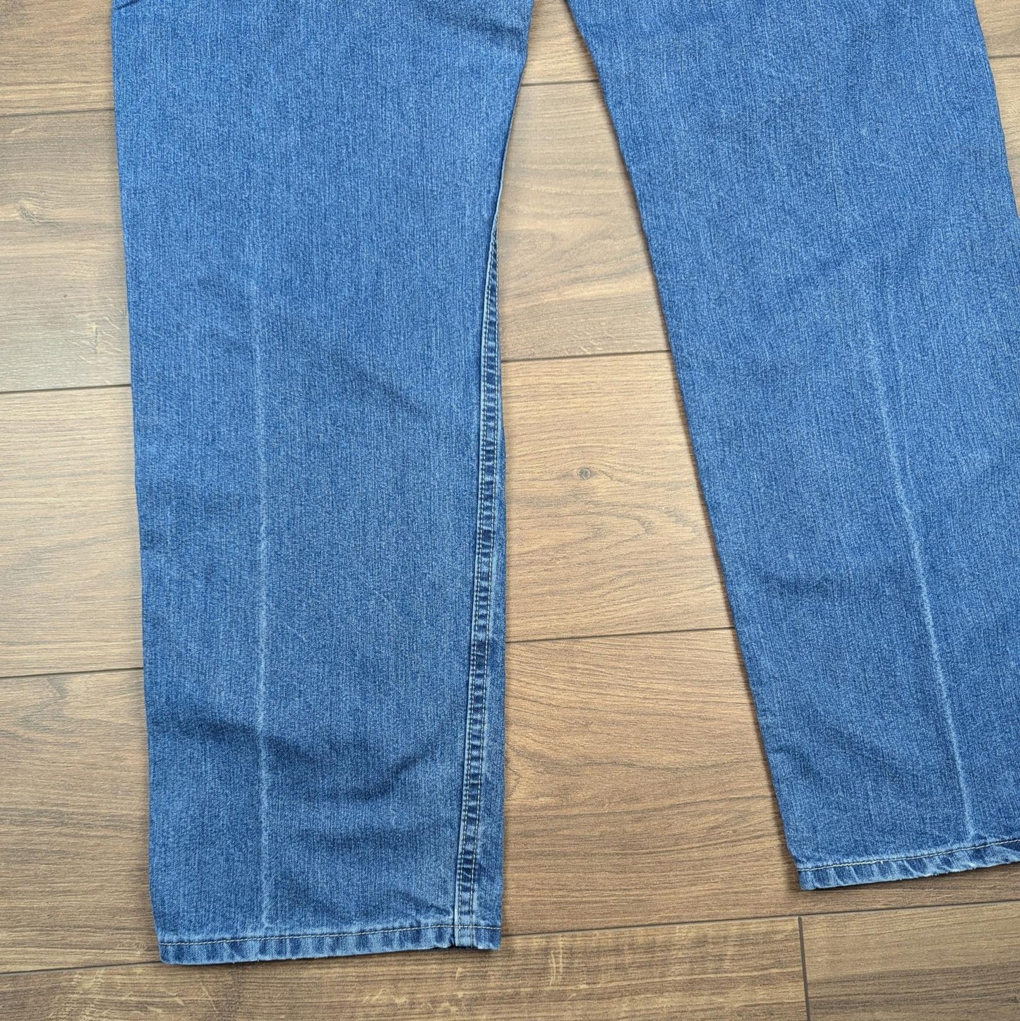 Blue Vintage Lee Loose Fit Jeans Carpenter Hip-Hop Skater Straight Leg W33 L34