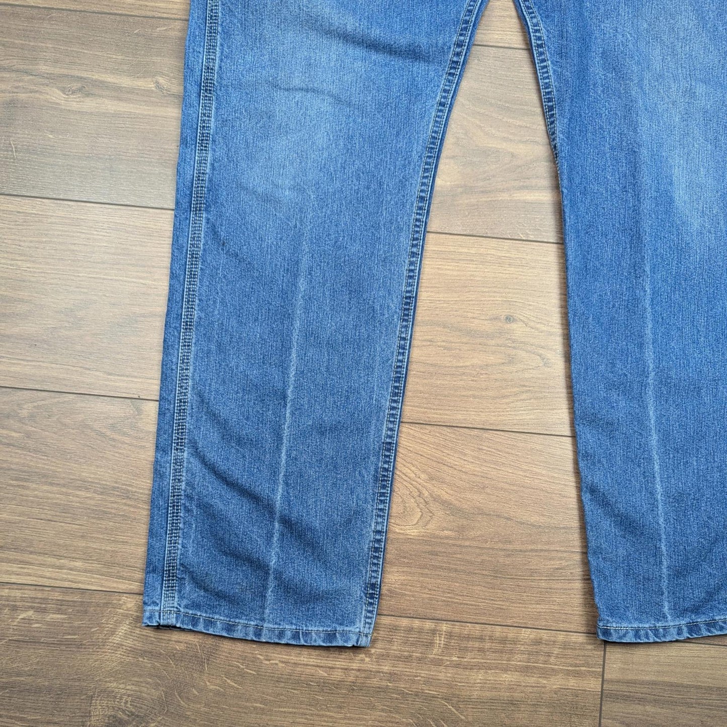 Blue Vintage Lee Loose Fit Jeans Carpenter Hip-Hop Skater Straight Leg W33 L34