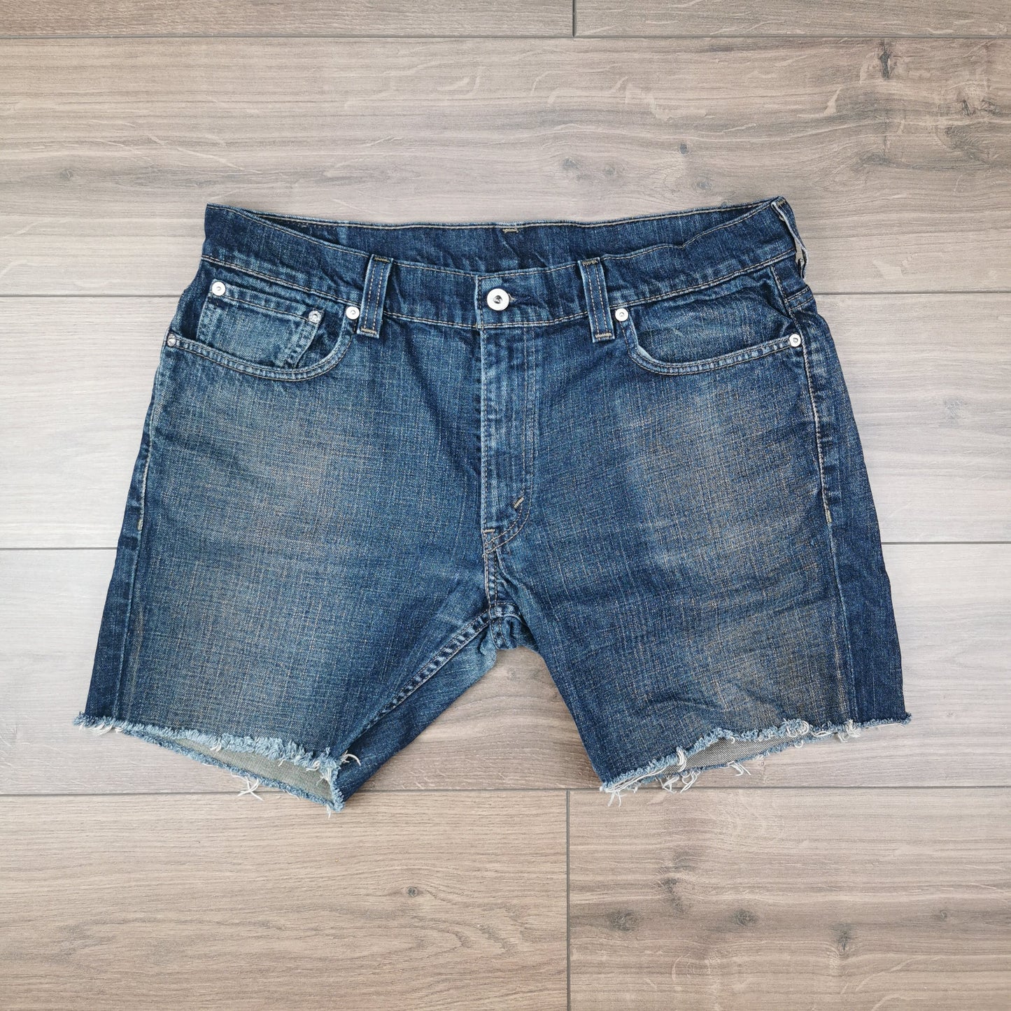 Vintage Levi's 511 Cut-off Blue Denim Jean Shorts Jorts W36