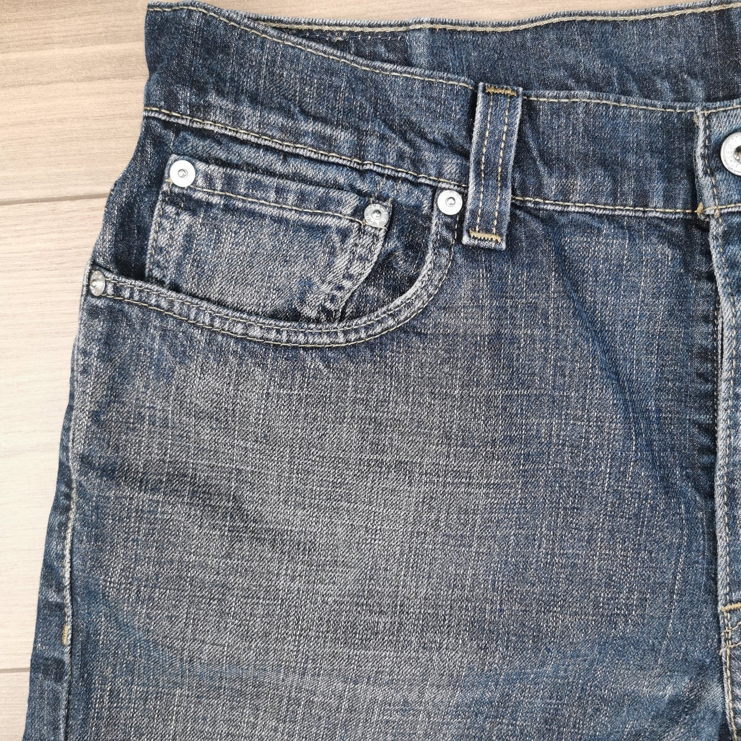 Vintage Levi's 511 Cut-off Blue Denim Jean Shorts Jorts W36