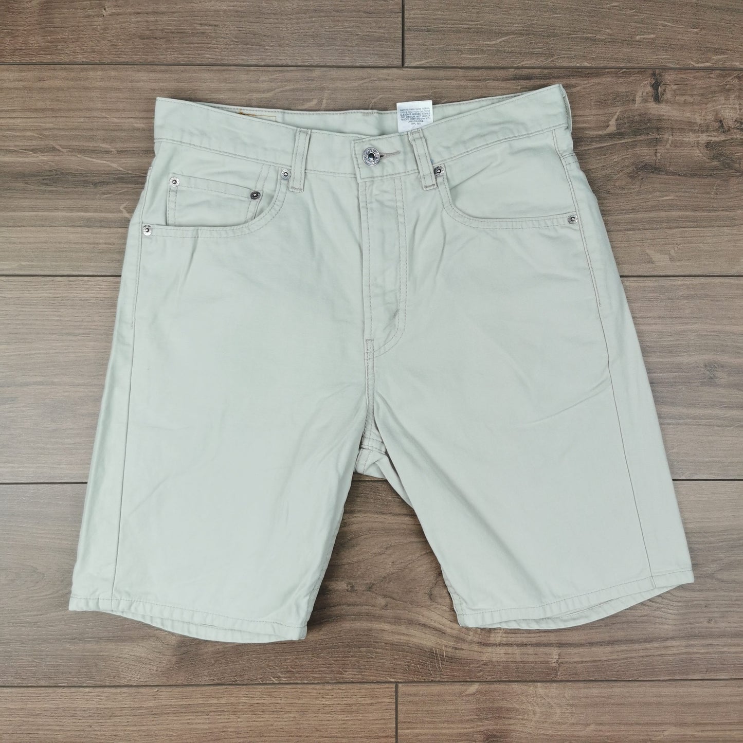 Vintage Levi's 505 Beige Stone Denim Shorts W30