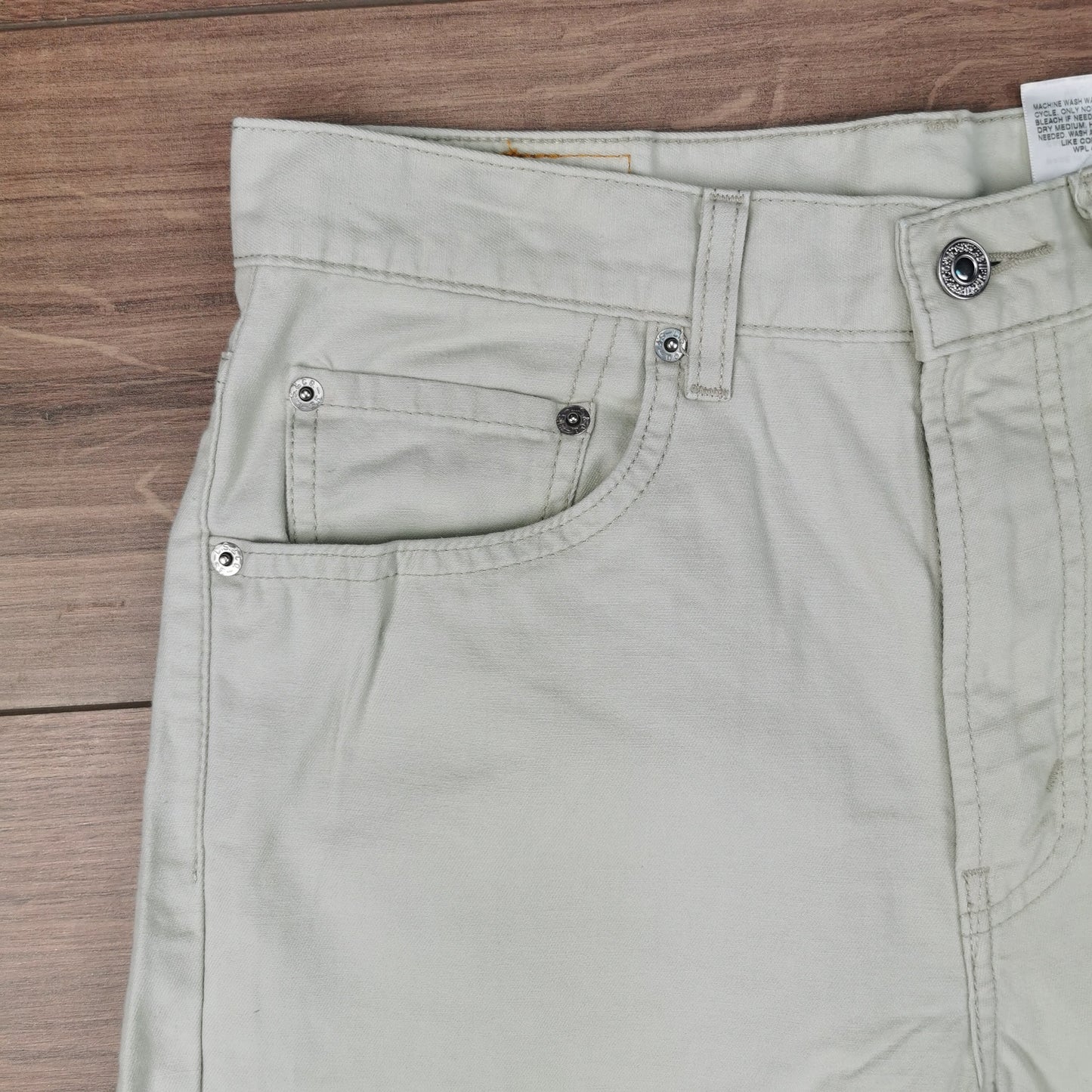 Vintage Levi's 505 Beige Stone Denim Shorts W30