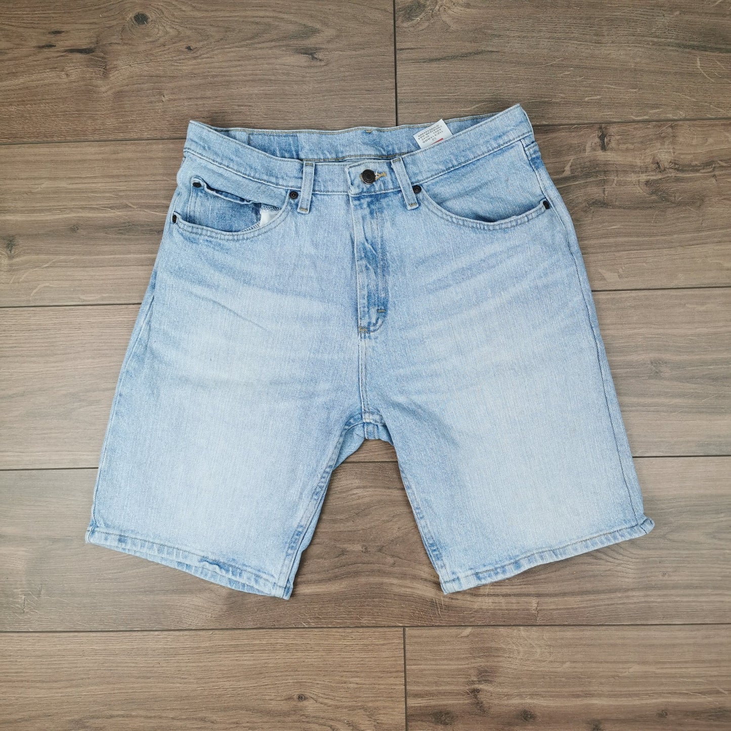 Vintage Wrangler Light Wash Blue Denim Shorts Jorts W32