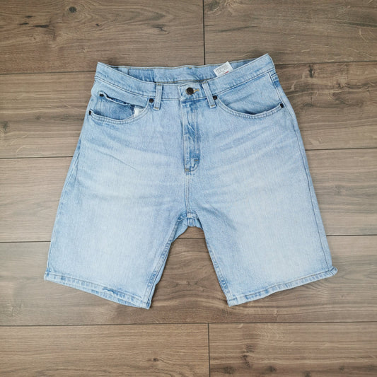 Vintage Wrangler Light Wash Blue Denim Shorts Jorts W32