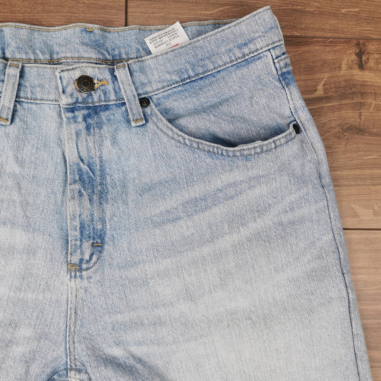 Vintage Wrangler Light Wash Blue Denim Shorts Jorts W32